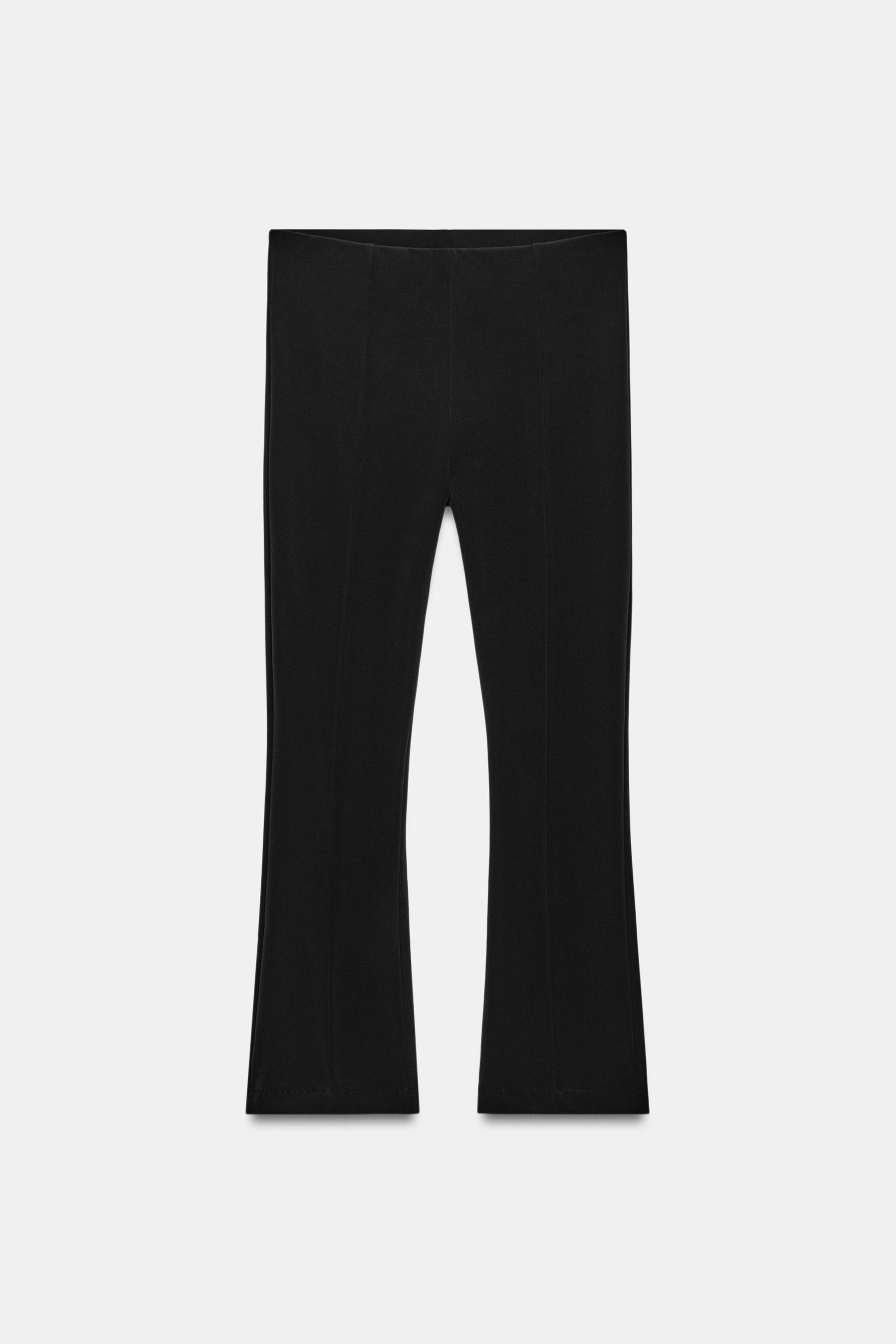 FLARE LEGGINGS WITH SEAM DETAIL